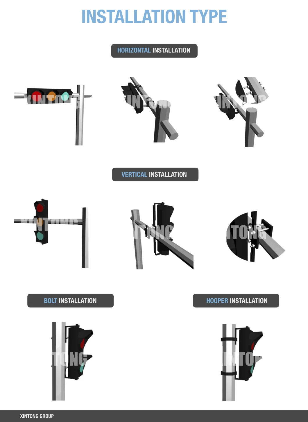 Crossing Road Traffic Light 600*800mm Red Green 2 Digital LED Waterproof Countdown Timer