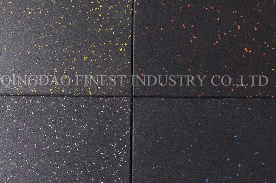 30mm 40mm 두꺼운 고무 체육관 타일 역도 지역 크로스 피트 체육관 헤비 듀티 고무 바닥 타일 용 고무 바닥 매트