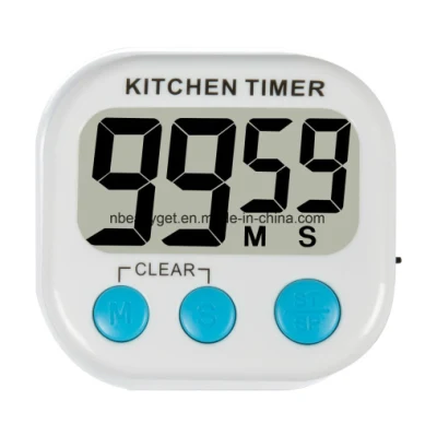 요리, 베이킹 등을 위한 고품질 자기 뒷면을 갖춘 디지털 주방 타이머(LCD 디스플레이, 시끄러운 경보, 카운트다운) Esg10223