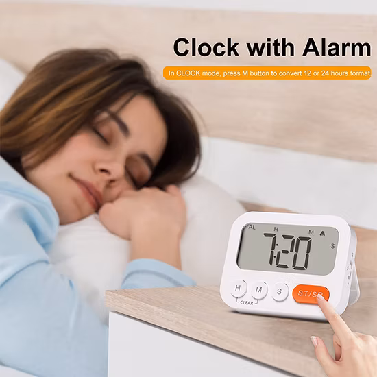 개폐식 스탠드가 포함된 새로운 상업용 자석 주방 타이머